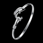 Silver Dolphin Bracelet for Women