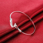Silver Dolphin Bracelet for Women