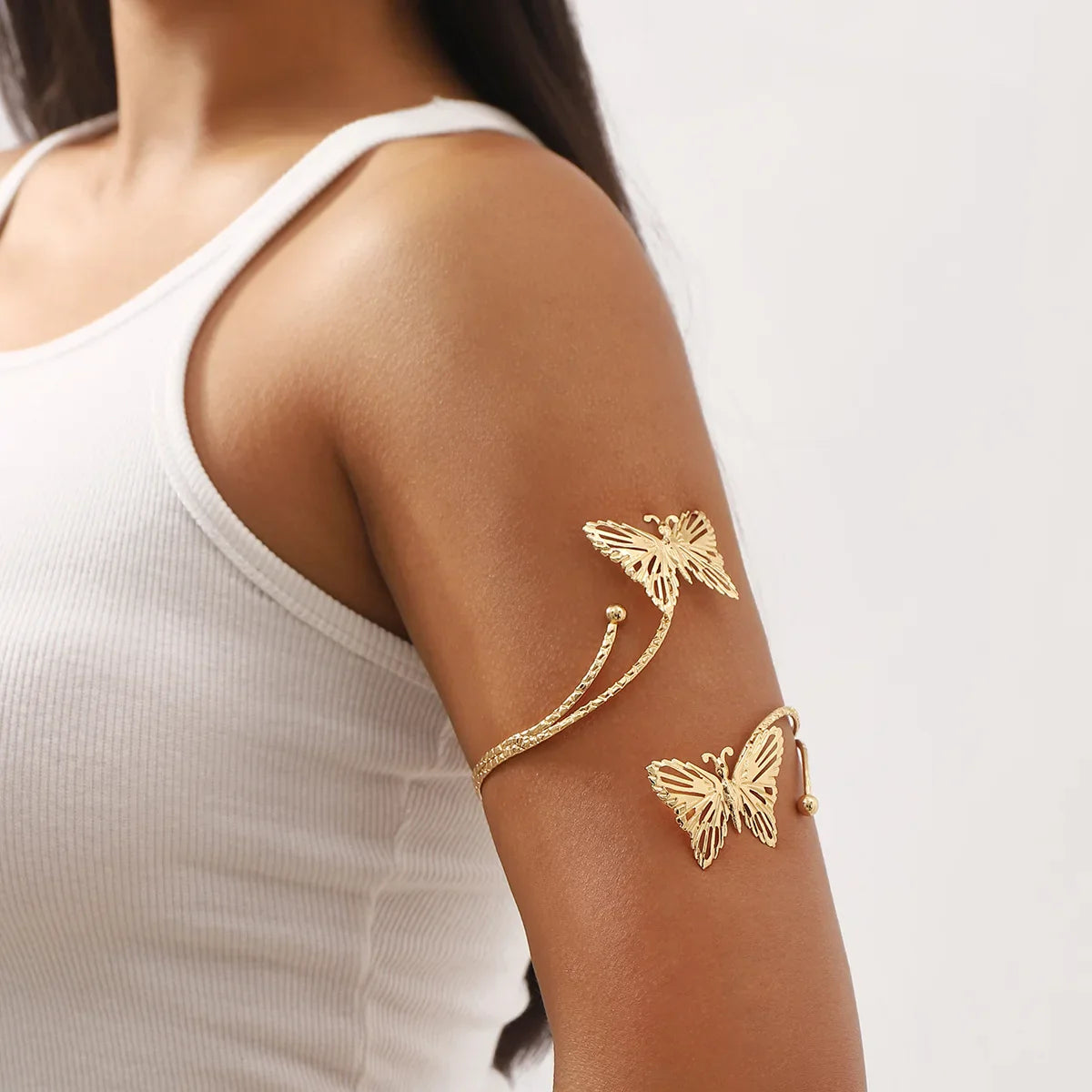 Elegant Arm Bracelet - Bicep Jewelry and Upper Arm Chain Ornament for Women