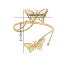 Bracelet de Bras Élégant - Bijou de Biceps et Ornement de Haut de Bras Chaîne Femme