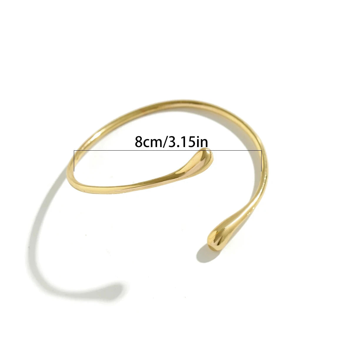 Bracelet de Bras Femme Goutte D'Eau - Ornement Chaîne de Bras et Bijou de Biceps or