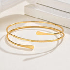 Bracelet de bras pour femme - chaîne de biceps fine or