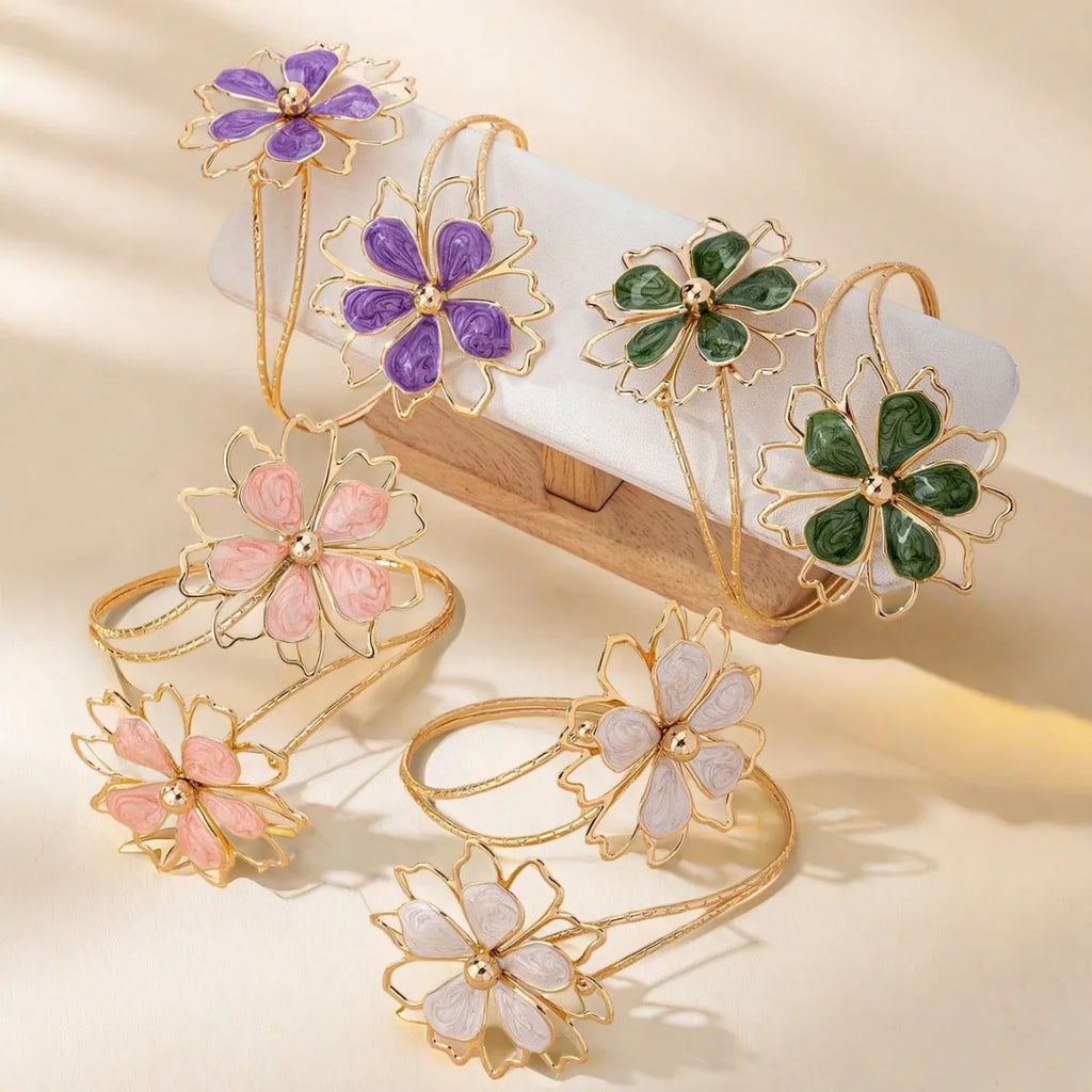 Bracelet de bras pour femme fleur - Chaîne de biceps