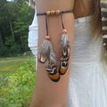 Bracelet de bras pour femme plume - Chaîne de biceps