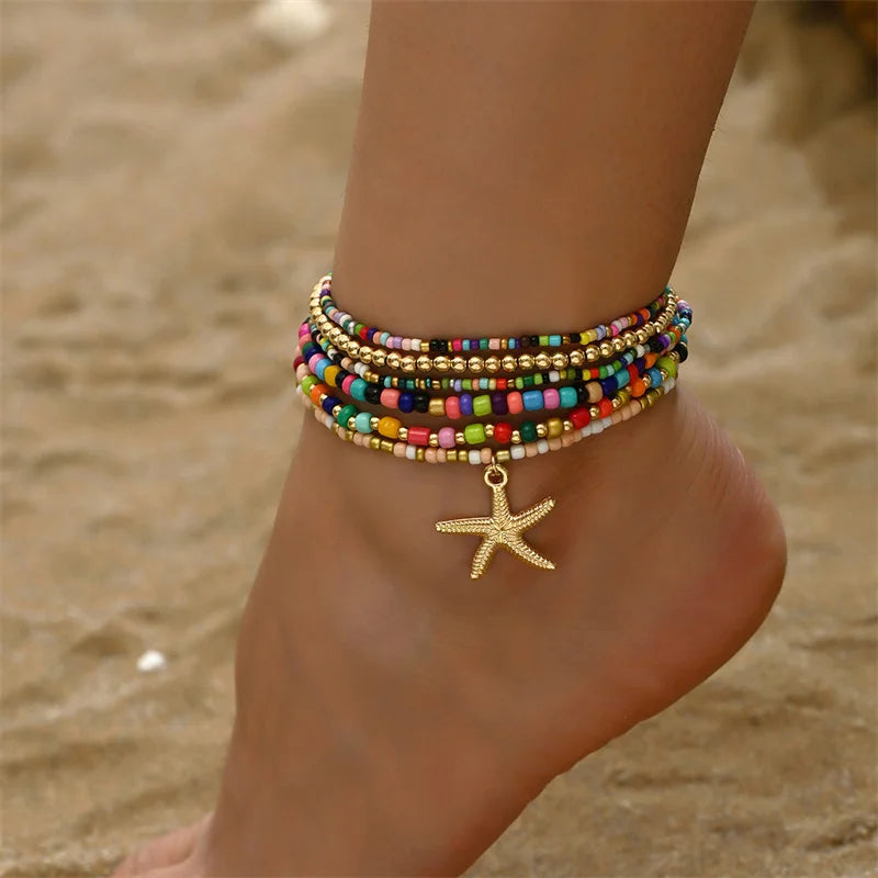 Ankle Bracelet with Pretty Shell 1