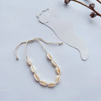 Bracelet de cheville coquillage Cauri pour femme