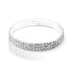 Bracelet de cheville en strass pour femme