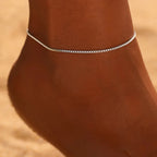 Bracelet de Cheville Fin argent