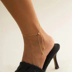Gold Knot Ankle Bracelet