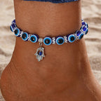 Women's Blue Eye Ankle Bracelet