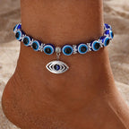 Women's Blue Eye Ankle Bracelet