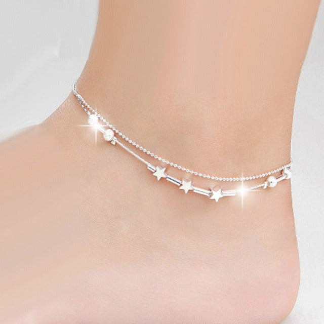 Silver Anklet for Women