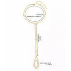 Hand Bracelet Balls Jewelry Woman Hand & Finger Chain gold