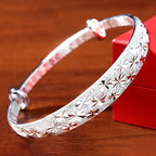 Silver Wedding Bracelet for Women