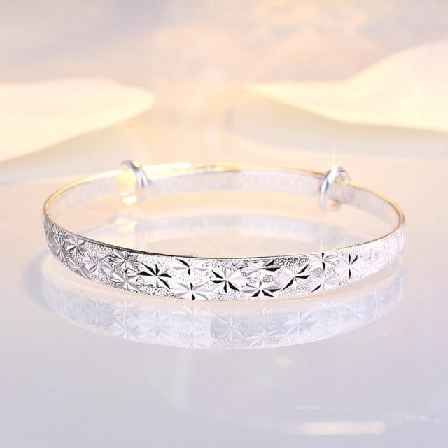 Silver Wedding Bracelet for Women