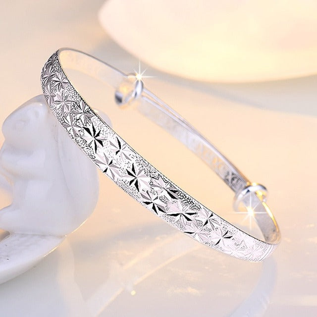 Silver Wedding Bracelet for Women