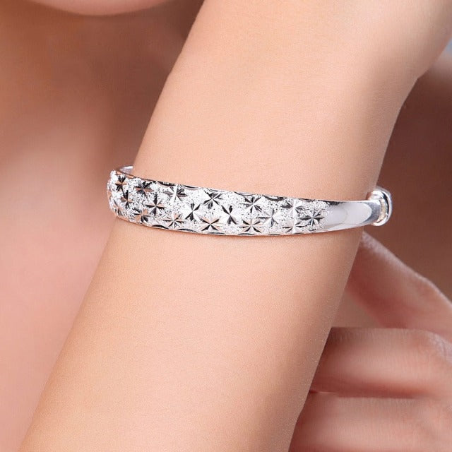 Silver Wedding Bracelet for Women