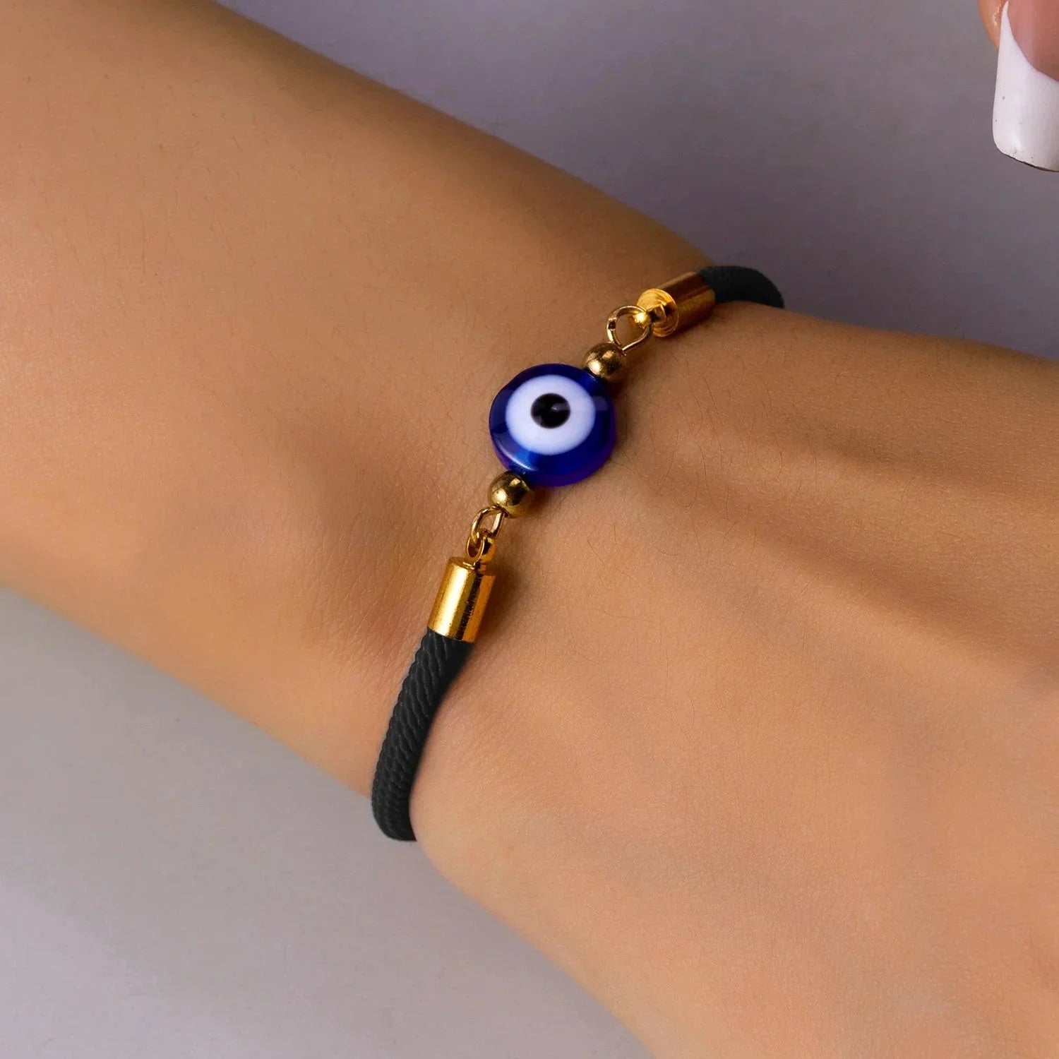Black Evil Eye Protection Bracelet 1