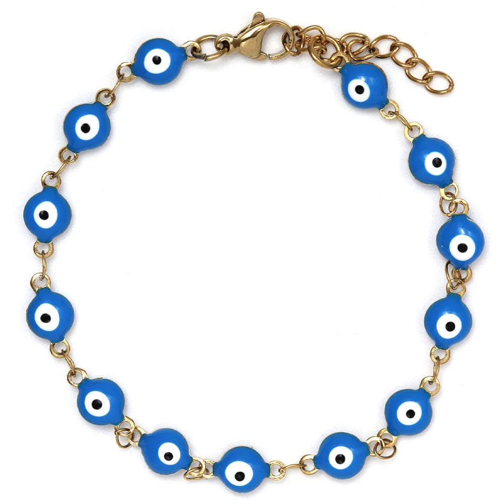 Protection Bracelet Against the Evil Eye for Men or Women Blue