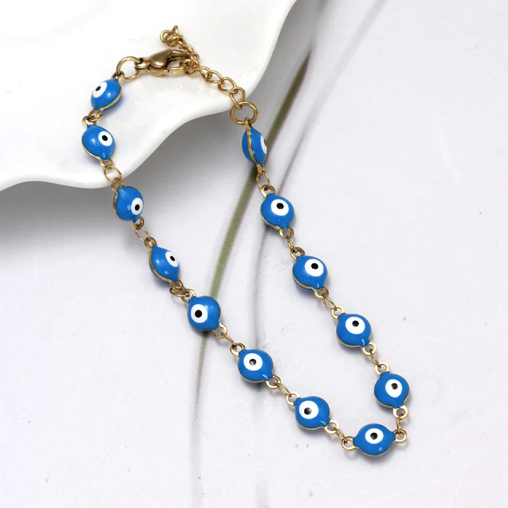 Protection Bracelet Against the Evil Eye for Men or Women Blue