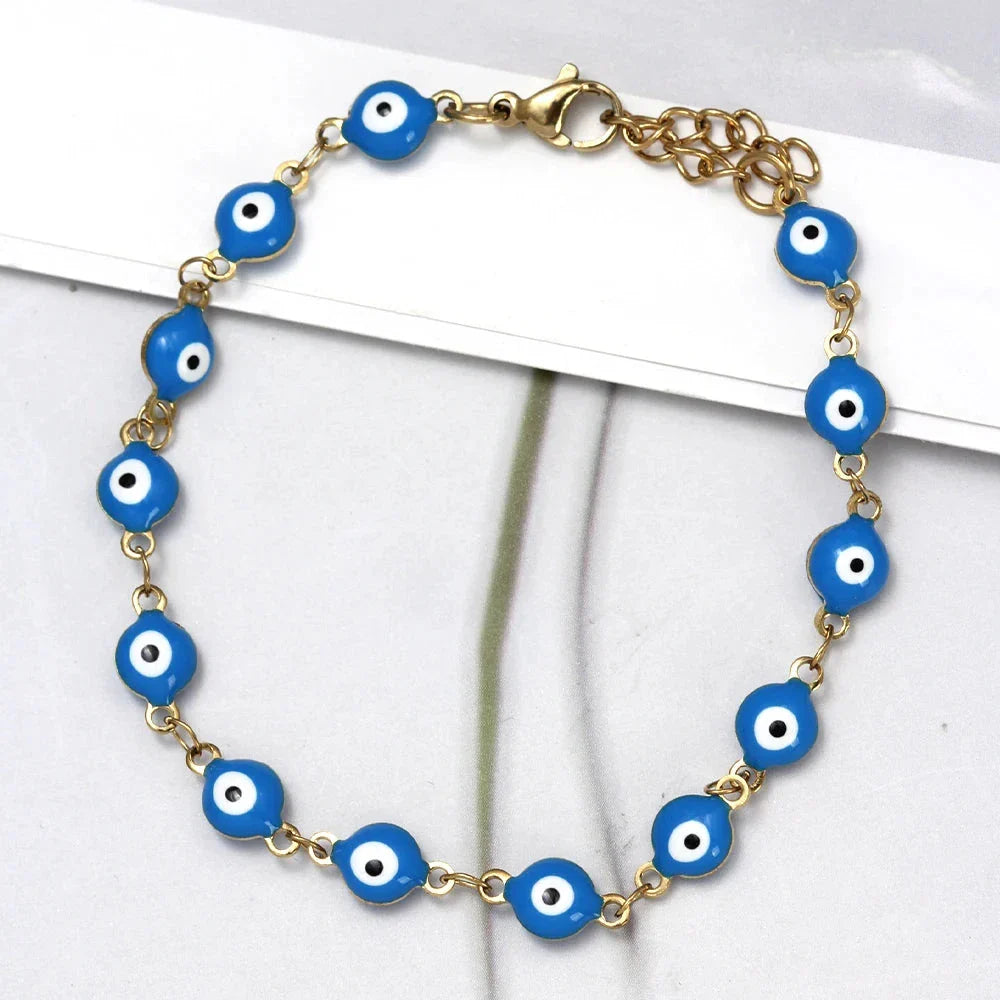 Protection Bracelet Against the Evil Eye for Men or Women Blue
