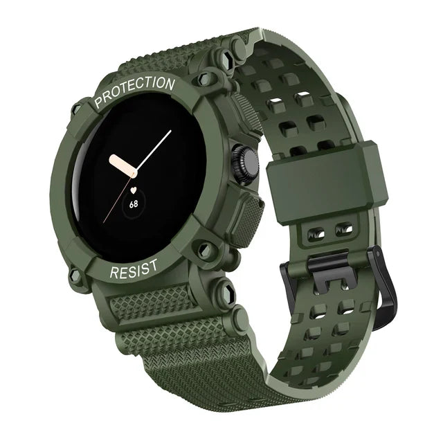 Solid Protective Band Smartwatch Google Pixel Watch 1 & 2 army green