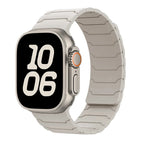 Bracelet de remplacement aimanté pour Apple Watch blanc