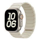 Bracelet de remplacement aimanté pour Apple Watch blanc