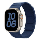 Bracelet de remplacement aimanté pour Apple Watch bleu