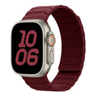 Bracelet de remplacement aimanté pour Apple Watch rouge