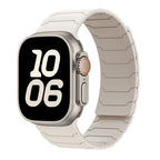 Bracelet de remplacement aimanté pour Apple Watch blanc