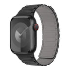 Bracelet de remplacement magnétique pour Apple Watch noir et gris