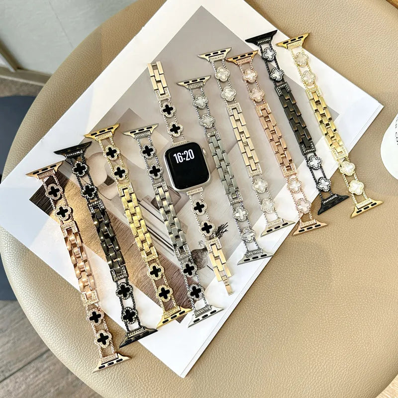 Bracelet de remplacement pour Apple Watch - design trèfle