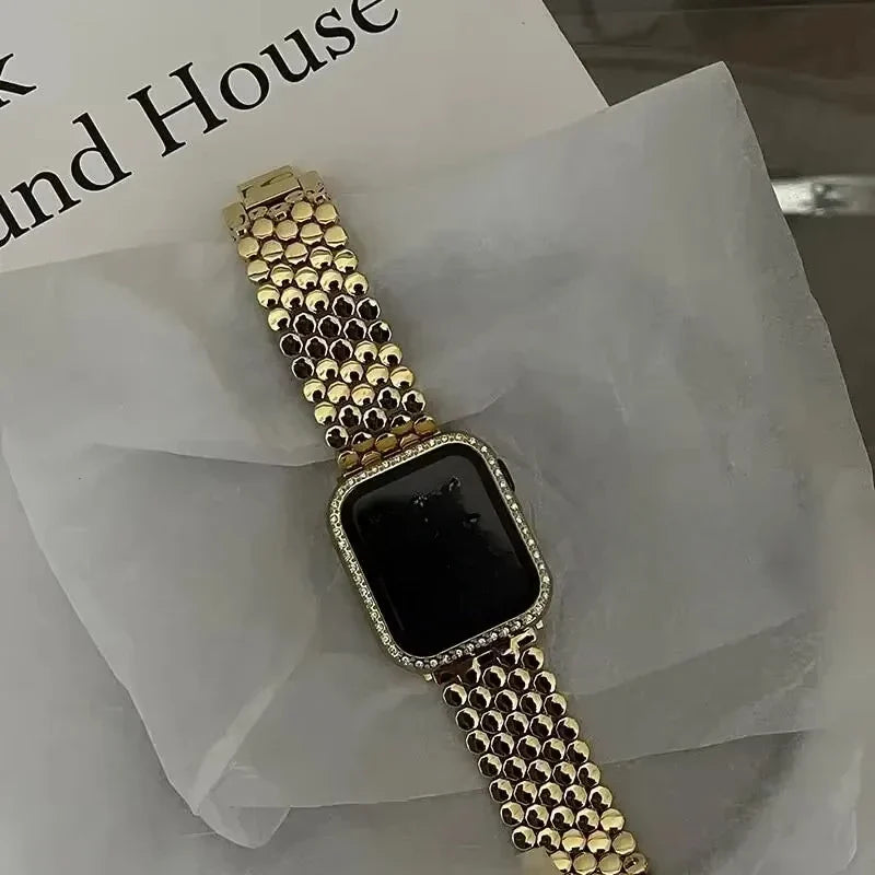 Bracelet de remplacement pour Apple Watch en acier inoxydable - pour femme or