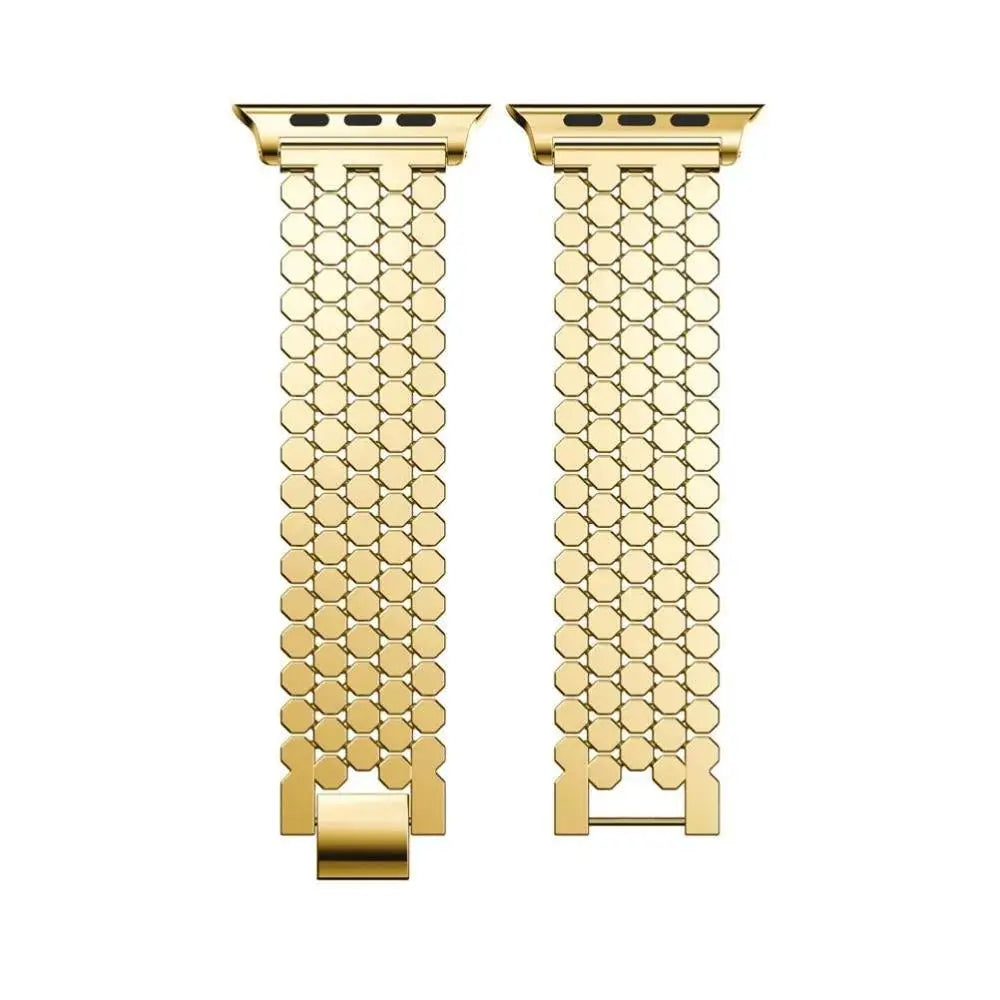 Bracelet de remplacement pour Apple Watch en acier inoxydable - pour femme or