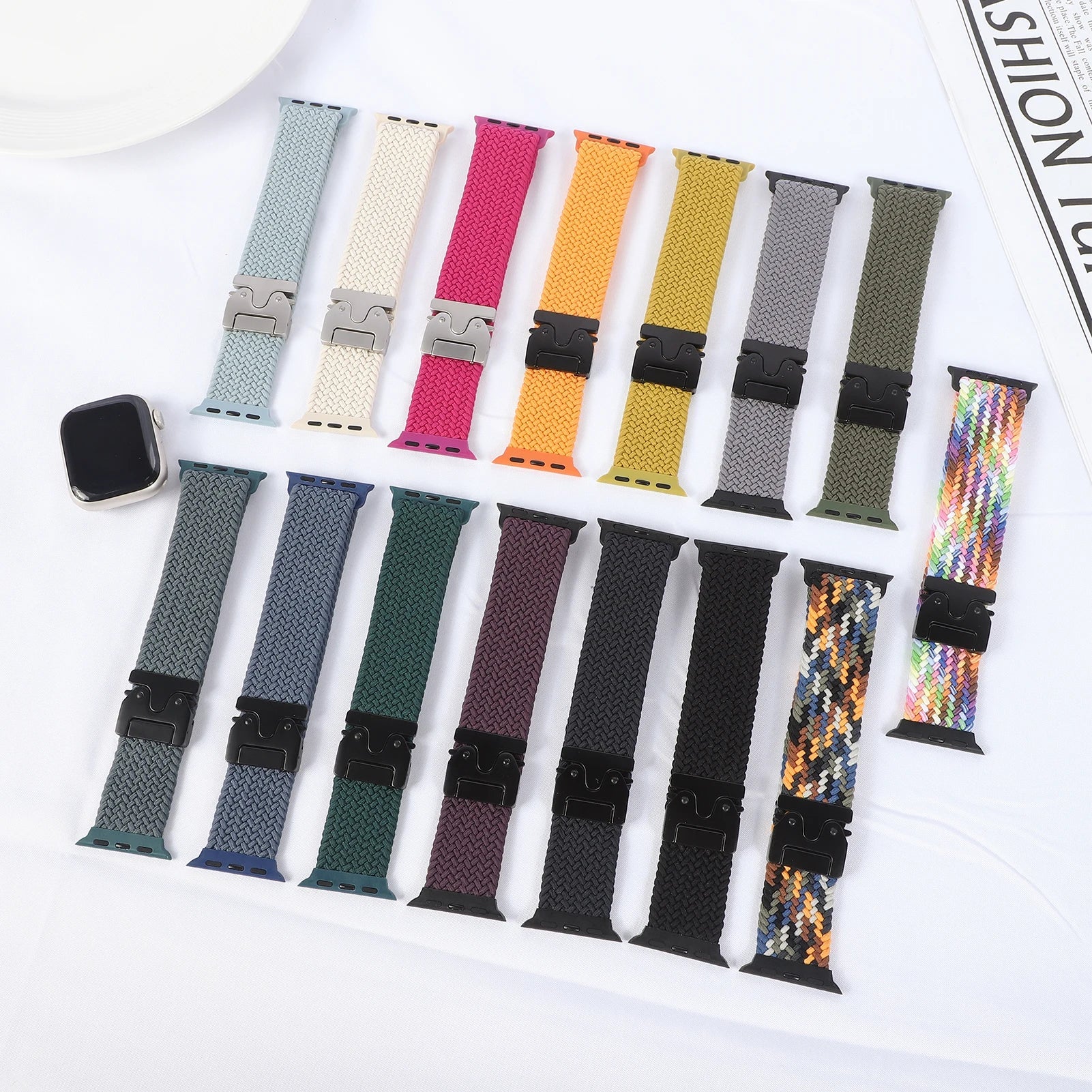 Bracelet de remplacement pour Apple Watch en corde de parachute