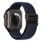 Bracelet de remplacement pour Apple Watch en corde de parachute bleu nuit