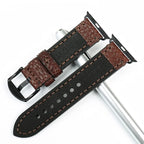 Bracelet de remplacement pour Apple Watch en cuir vieilli