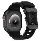 Bracelet de remplacement pour Apple Watch en silicone épais noir