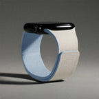 Bracelet de remplacement pour Apple Watch en silicone magnétique blanc
