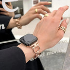 Bracelet de remplacement pour Apple Watch pour femme or rose