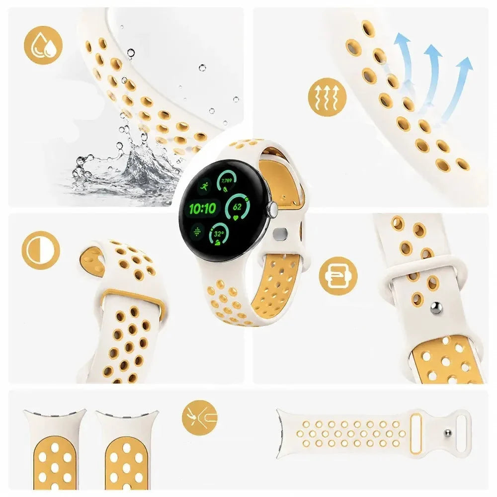 Bracelet de remplacement pour Google Pixel Watch 1, 2, 3, 4 41mm 45mm 