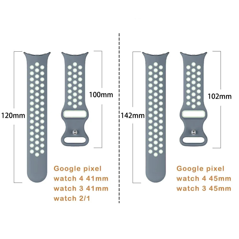 Bracelet de remplacement pour Google Pixel Watch 1, 2, 3, 4 41mm 45mm 