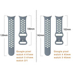 Bracelet de remplacement pour Google Pixel Watch 1, 2, 3, 4 41mm 45mm 