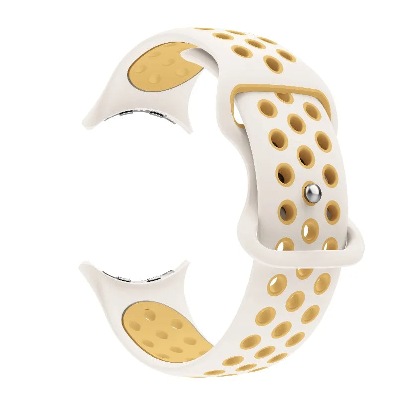 Bracelet de remplacement pour Google Pixel Watch 1, 2, 3, 4 41mm 45mm blanc jaune