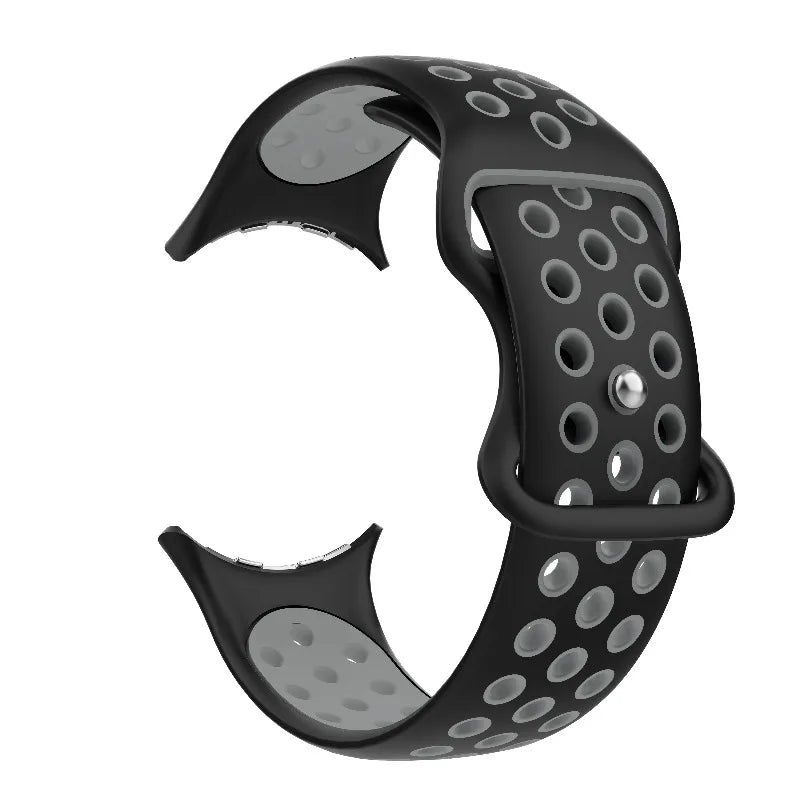 Bracelet de remplacement pour Google Pixel Watch 1, 2, 3, 4 41mm 45mm  noir et gris