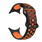 Bracelet de remplacement pour Google Pixel Watch 1, 2, 3, 4 41mm 45mm noir et orange