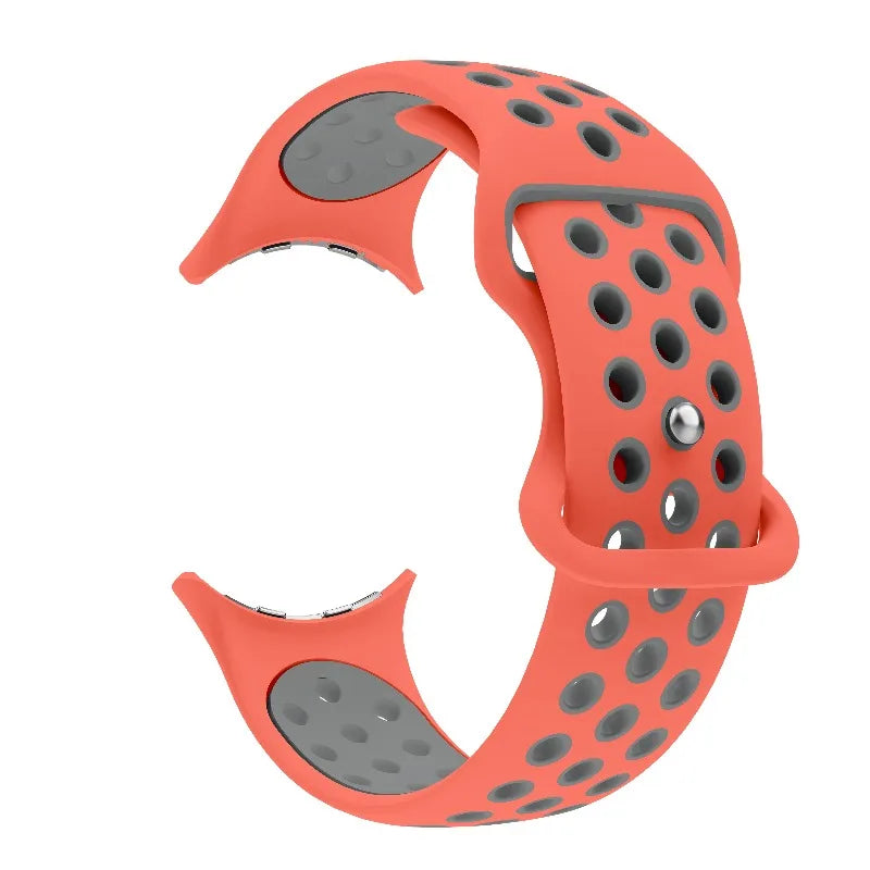 Bracelet de remplacement pour Google Pixel Watch 1, 2, 3, 4 41mm 45mm rouge et noir