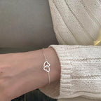 Double Heart Good Luck Bracelet