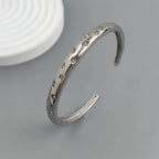 Elegant Bracelet with Silver Starry Skies